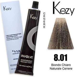 Kezy Involve Color 100 מ"ל בלונד בהיר טבעי אפר 8.01 