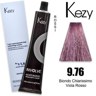 Kezy Involve Color 100 מ"ל בלונד בהיר מאוד סגול אדום 9.76 