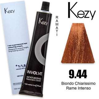 Kezy Involve Color 100 מ"ל בלונד בהיר מאוד נחושת עז 9.44 