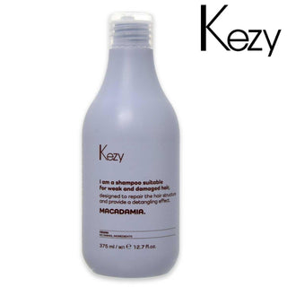 Kezy Shampoo Macadamia Svagt og Beskadiget Hår 375 ml 