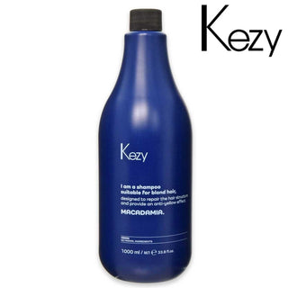 Kezy שמפו נגד צהבהבות לשיער בלונדיני Macadamia 1000 מ"ל 
