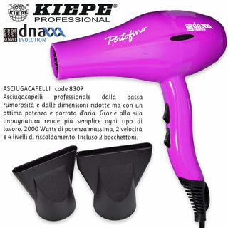 Kiepe מייבש שיער פורטופינו ורוד פוקסיה 