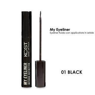 Eyeliner Definición Intensa Kost 01 Negro 