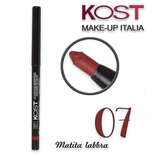 Lápiz Labial Automático Lip Contour Waterproof Kost 07 