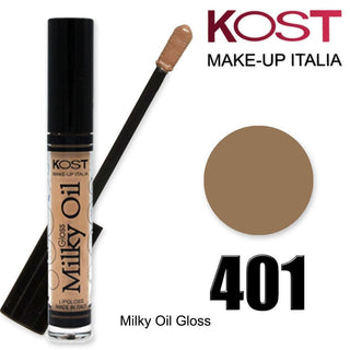 Brillo de labios de aceite lechoso Kost 401 