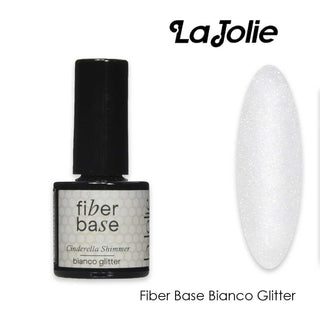 La Jolie Fiber Base Blanco Glitter 7 Ml 