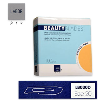Labor Lame Bisturi Sterilizzate Beauty Blade Mis 20 100 Pezzi — Lame sterilizzate