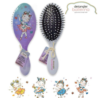 Labor Detangler Ballerina Spazzola Scioglinodo Colori Assortiti — Spazzola districatrice