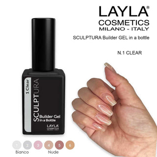 Layla Sculptura Builder Gel N. 1 Transparente 