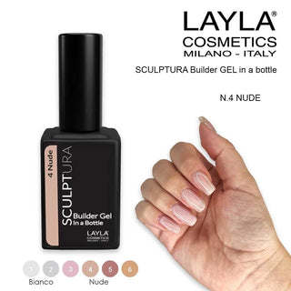 Layla Sculptura Builder Gel N.4 Nude — Gel costruttore unghie