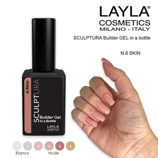 Layla Sculptura Builder Gel N.6 Skin — Gel costruttore unghie