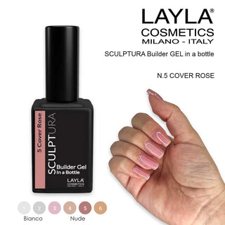 Layla Sculptura Builder Gel N.5 Cover Rose — Gel costruttore unghie