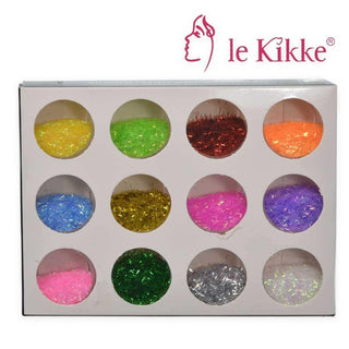 Glitter para Uñas Bossidante 12 Tarritos 