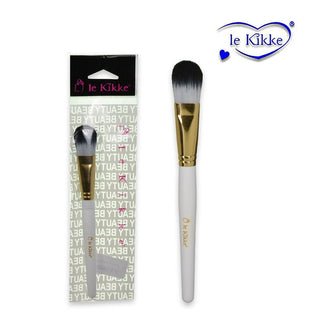 Le Kikke Brocha para Base de Maquillaje Linea Bianca/Oro 