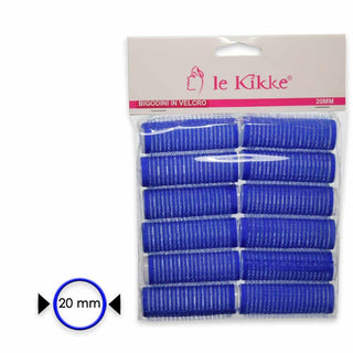 Le kikke Bigodino Velcro 12 Pezzi Diam 2 Cm — Bigodino