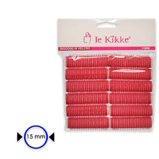 Le kikke Bigodino Velcro 12 Pezzi Diam 1.5 Cm — Bigodino