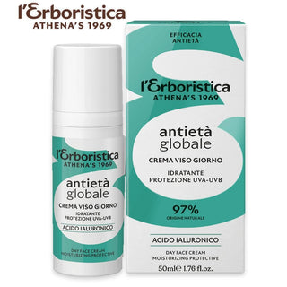 L'Erboristica Crema facial de día con ácido hialurónico 50 Ml 