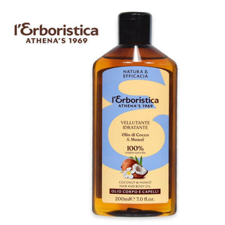 L'Erboristica Olio Corpo Capelli Cocco Monoi 200 ml — Olio Corpo