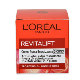 L'oreal Revitalift Crema Rossa Energizzante Giorno Anti Rughe Extra Rassodante Ginger Rosso 50 ml — Crema viso