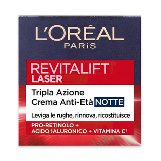 L'oreal Revitalift Laser Tripla Azione Crema Anti Eta' Notte 50 ml — Crema viso
