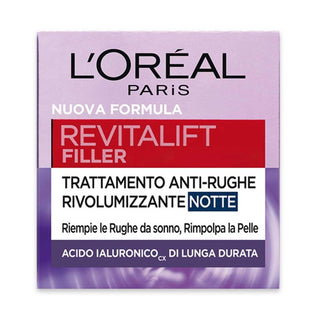 L'oreal Revitalift Filler Trattamento Anti Rughe Notte Rivolumizzante 50 ml — Crema viso