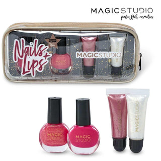 Uñas y labios coloreados Magic Studio 