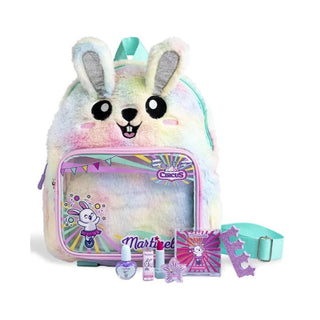 Flauschiger Schulrucksack vom Zirkus Martinelia 