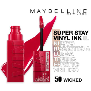 Maybelline Flüssiger Lippenstift mit langer Haltbarkeit 50 Wic 