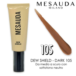 Mesauda Dew Shield BB Crema 105 Colorata Idratante E Protettiva SPF 20 — BB cream