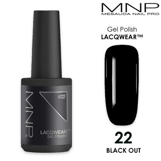 Mesauda Lacqwear Mnp 10 Ml Gel Polish 22 Black Out 
