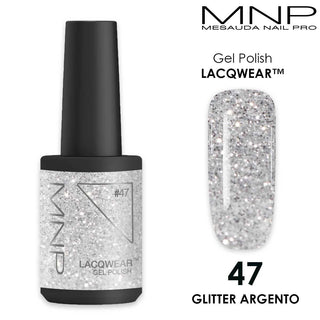 Mesauda Lacqwear Mnp 10 Ml Gel Polish 47 Glitter Plata 