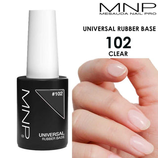 Mesauda Base Gomma 102 Trasparente 14 ml — Base per unghie