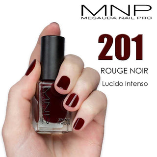 Mesauda MNP 10 ml Shine N'Wear 201 Rouge Noir — Smalto gel