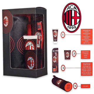 Milan Set de Regalo Oral Care Cepillo de dientes + Dentífrico + Vaso 