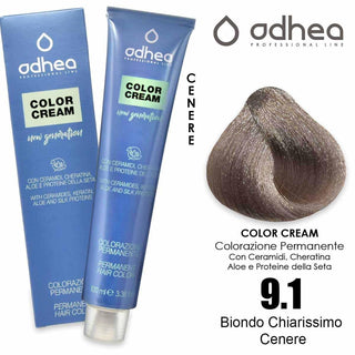 Odhea Väri Kerma Ammoniakilla 100 ml - 9.1 Erittäin Vaalea Tuhkablondi 