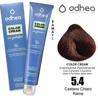 Odhea Väri Kerma Ammoniakilla 100 ml - 5.4 Vaalea Kastanja Kupari 