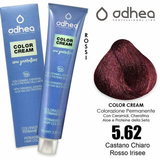 Odhea Väri Kerma Ammoniakilla 100 ml - 5.62 Vaalea Kastanja Punainen Irisoiva 