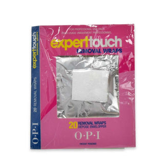 Opi Expert Touch Removal Wraps 20 pezzi — Solvente per smalto