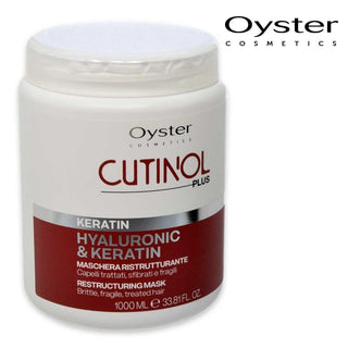 Oyster Cutinol Plus Maschera Keratin 1000 ml — Maschera per capelli