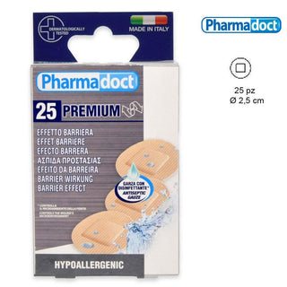 Pharmadoct 20 Premium Runde Plastre Med Hæmostatisk Gazebind 