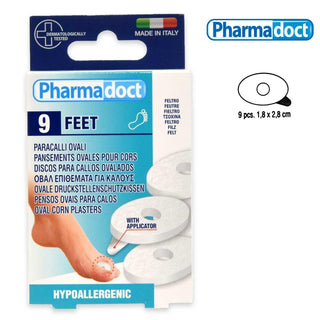 Pharmadoct Protettivi Paracalli Ovali Feltro 9 pezzi — Protezioni medicali