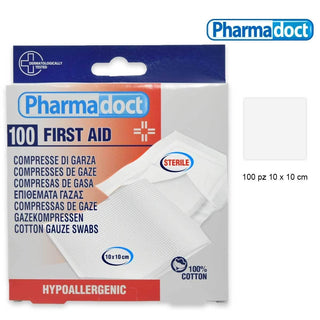 Pharmadoct Gazekompresser 10 X 10 - 100 stk 