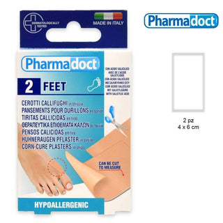Pharmadoct Ligtorneplastre i strimmel 2 stykker 