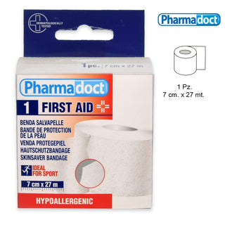 Pharmadoct Primo Soccorso Benda Salvapelle 27 M X 7 Cm — Benda adesiva