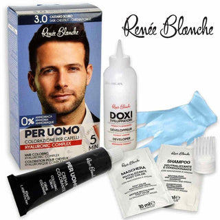 Renée Blanche Uomo Crema Colorante 3.0 Castano Scuro — Tintura capelli