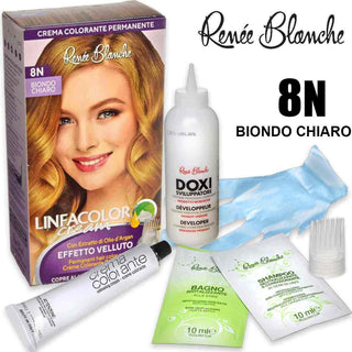 Rene'e blanche Linfacolor Crema 8N Biondo Chiaro — Colorante capelli