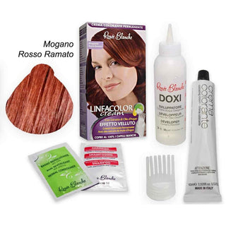 Rene'e blanche Linfacolor Crema Mogano Rosso Ramato — Colorante capelli