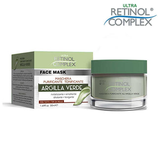 Retinol Complex מסכת פנים מטהרת ומרעננת עם חימר ירוק 50 מ"ל 