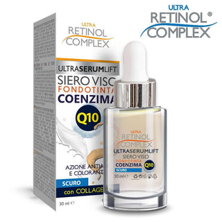 Retinol Complex Sérum facial base de maquillaje Coenzima Q10 Oscuro 30 Ml 