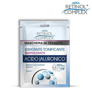 Retinol Complex 3 Mascarillas faciales de tejido de 25 ml Ácido hialurónico 